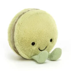 Jellycat Food & Drink^Knuffel Amuseable Macaron Pistachio