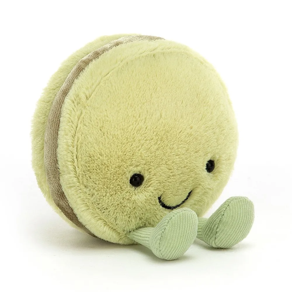Jellycat Food & Drink^Knuffel Amuseable Macaron Pistachio
