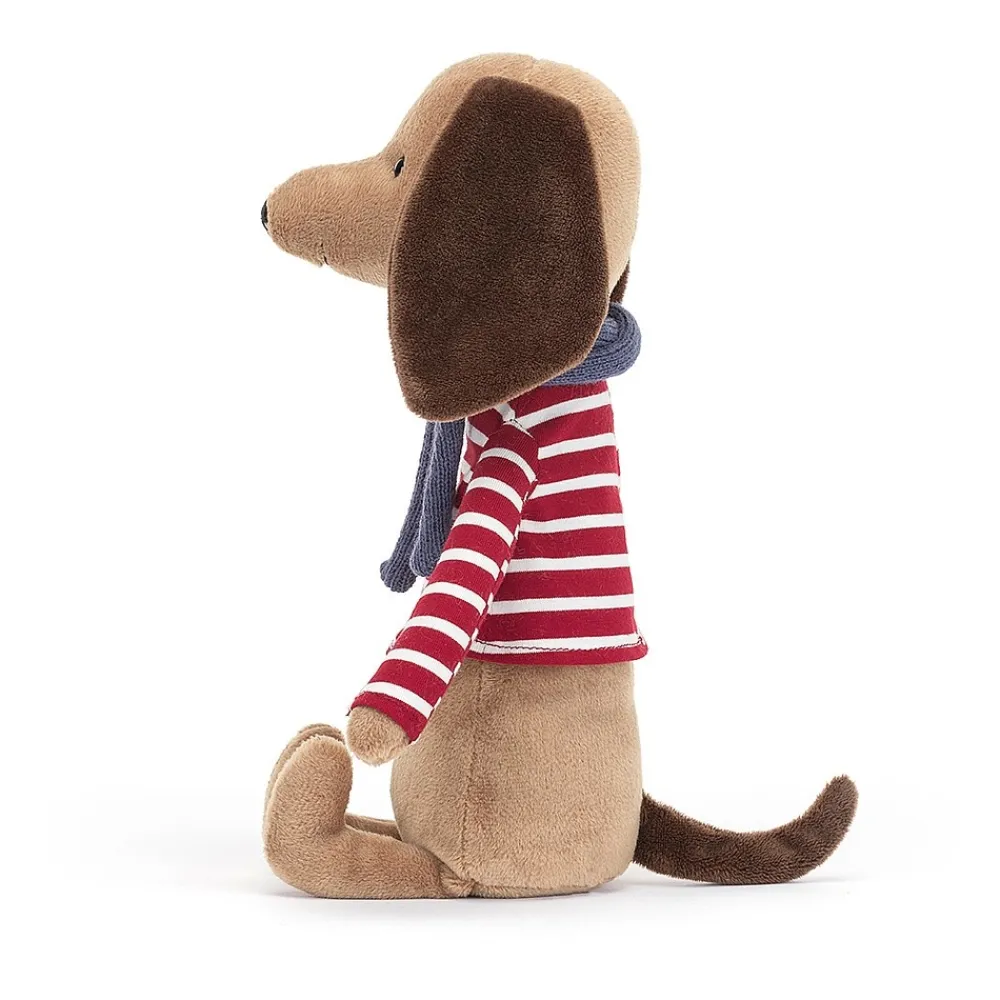Jellycat Dressed To Impress^Knuffel Beatnik Buddy Sausage Dog