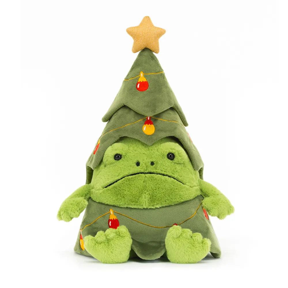 Jellycat Dieren^Knuffel Christmas Tree Ricky Rain Frog
