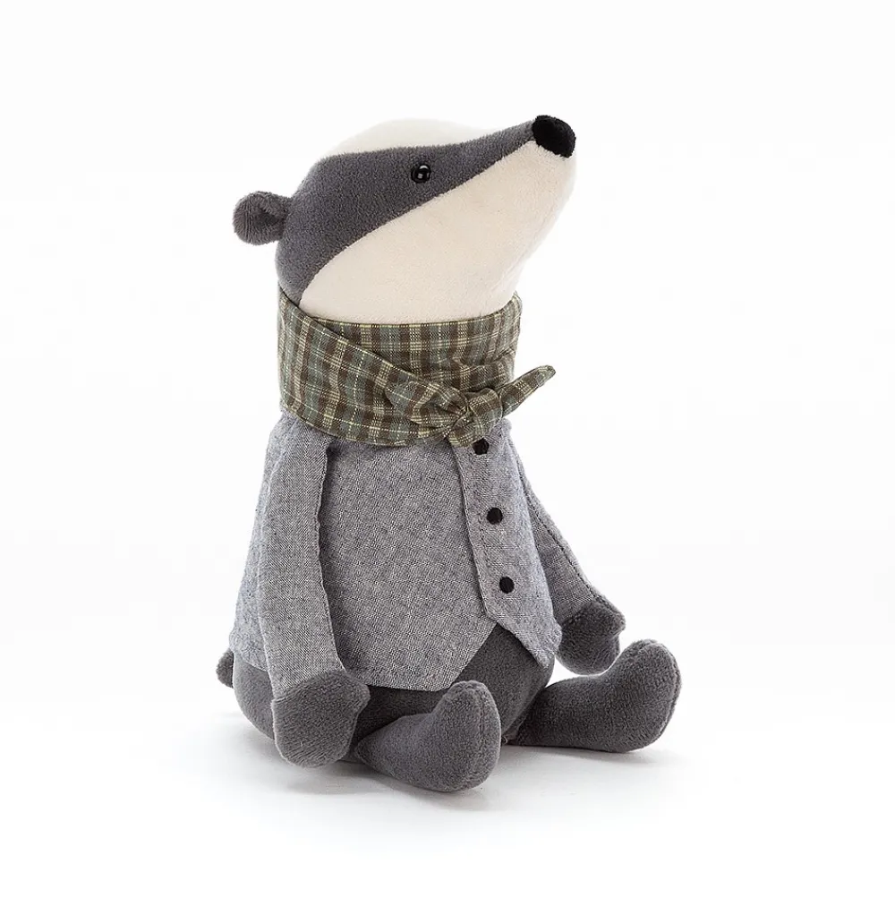 Jellycat Dressed To Impress^Knuffel Das Riverside Ramblers Badger