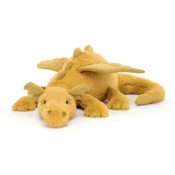 Jellycat Beautifully Scrumptious^Knuffel Draak Golden Dragon Huge