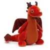 Jellycat Little Legs^Knuffel Draak Paprika Dragon