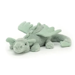 Jellycat Beautifully Scrumptious^Knuffel Draak Sage Dragon Little