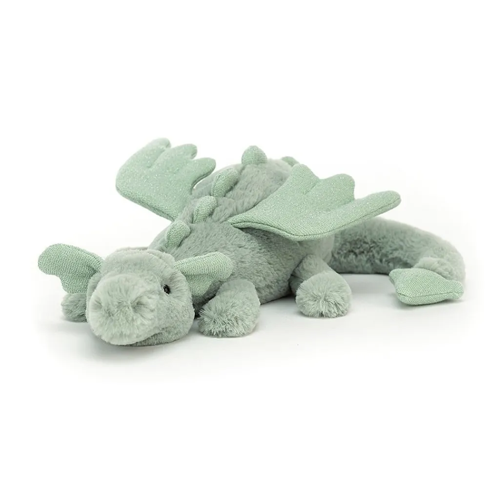 Jellycat Beautifully Scrumptious^Knuffel Draak Sage Dragon Little