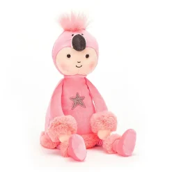 Jellycat Dressed To Impress^Knuffel Flamingo Perky Flamingo Flapper