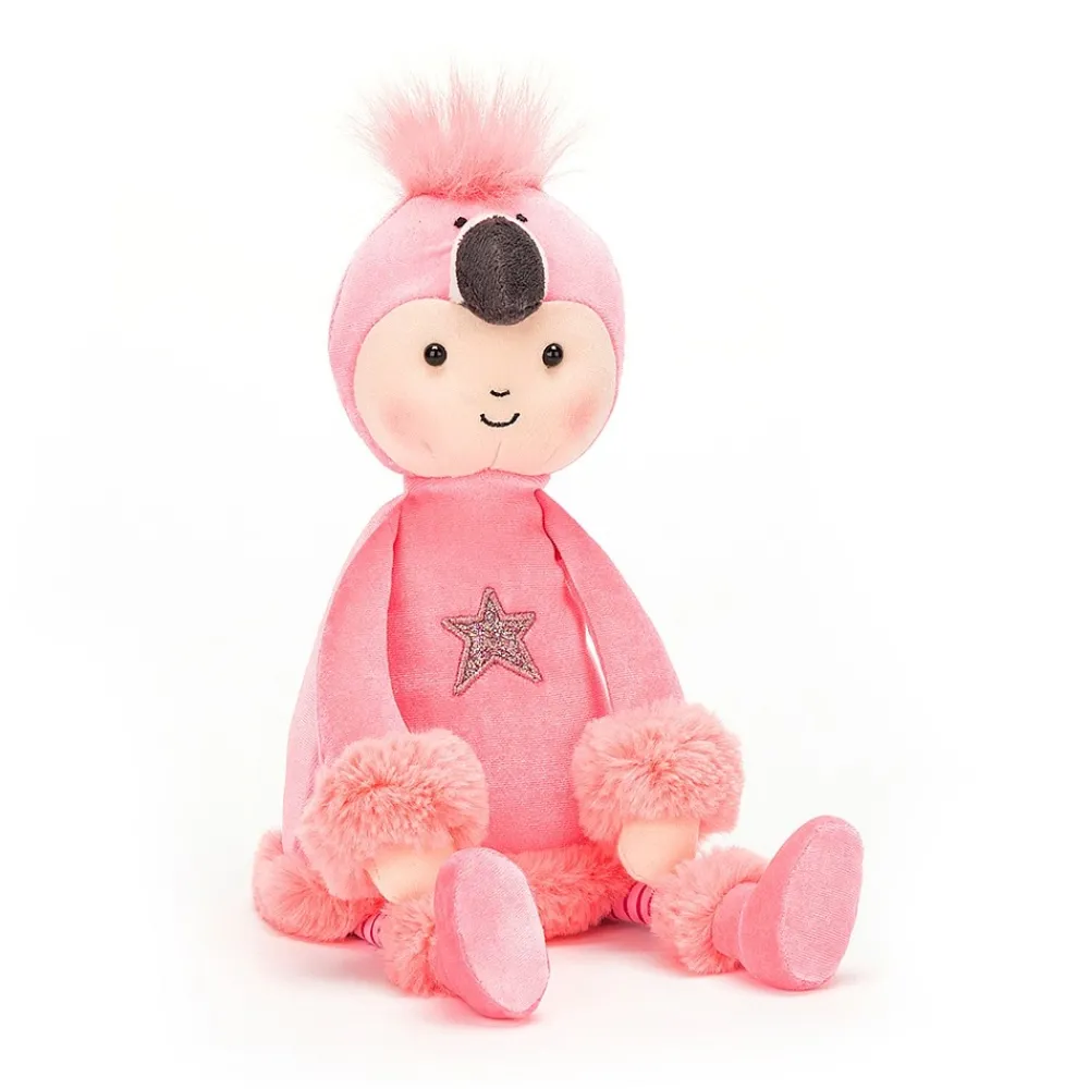 Jellycat Dressed To Impress^Knuffel Flamingo Perky Flamingo Flapper