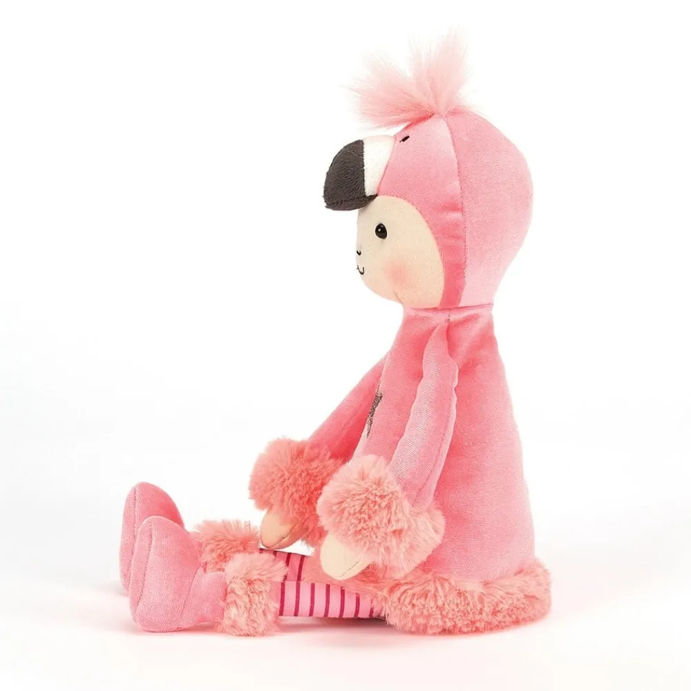 Jellycat Dressed To Impress^Knuffel Flamingo Perky Flamingo Flapper