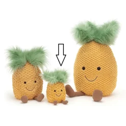 Jellycat Food & Drink^Knuffel Fruit Amuseable Ananas Small