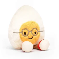 Jellycat Food & Drink^Knuffel Gekookt Ei Amuseable Boiled Egg Geek