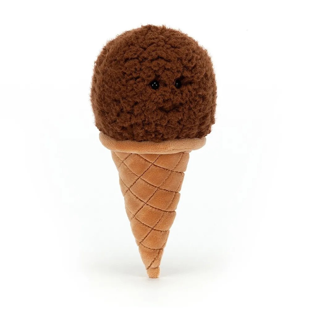 Jellycat Food & Drink^Knuffel Irresistible Ice Cream Chocolate