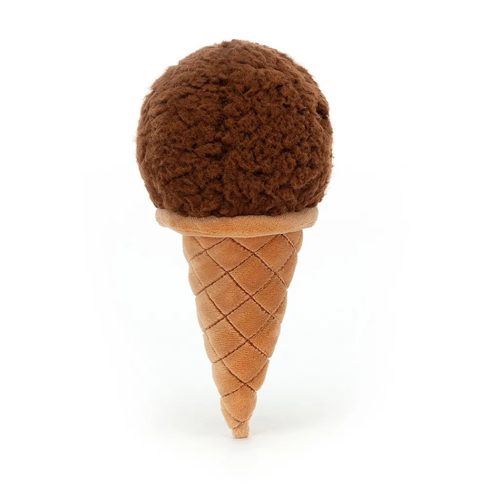 Jellycat Food & Drink^Knuffel Irresistible Ice Cream Chocolate