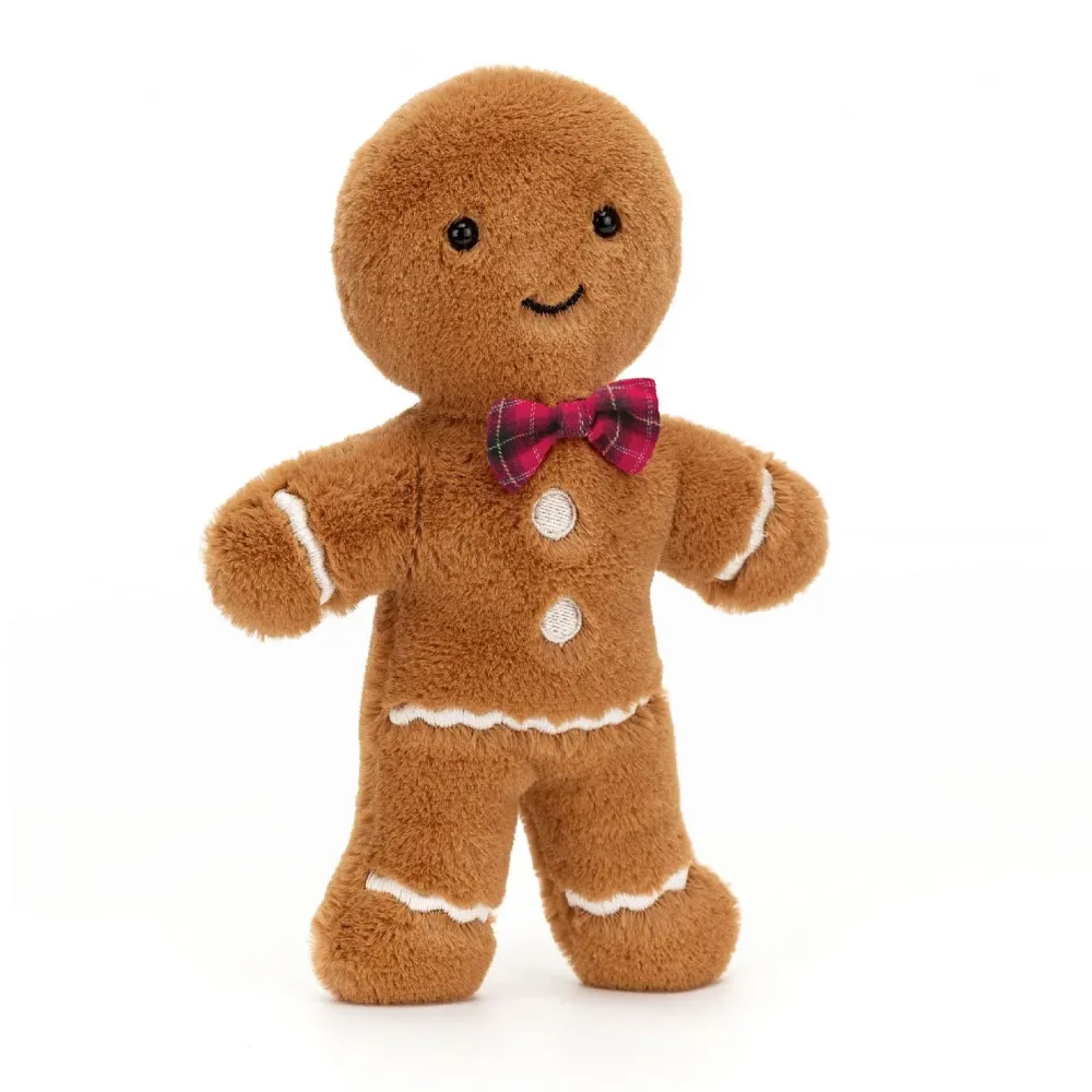 Jellycat Kerst^Knuffel Jolly Gingerbread Fred Original