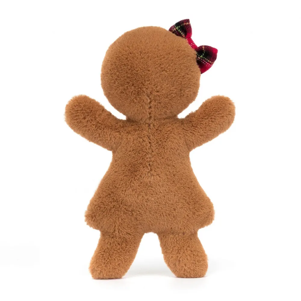 Jellycat Kerst^Knuffel Jolly Gingerbread Ruby Original