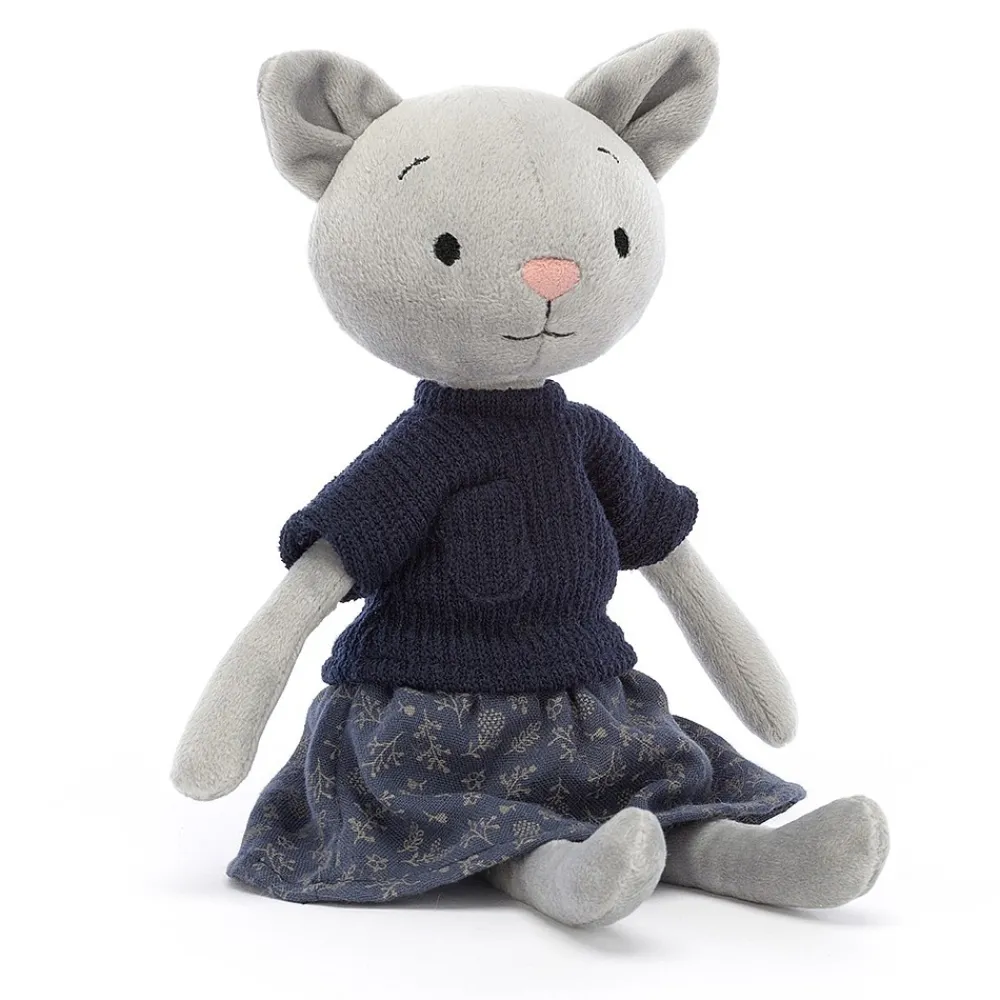 Jellycat Dressed To Impress^Knuffel Kat Coquette Cutie Cat