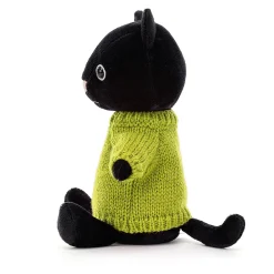 Jellycat Dressed To Impress^Knuffel Kat Kniten Kitten Lime