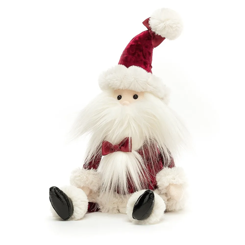 Jellycat Kerst^Knuffel Kerstman Crimson Santa