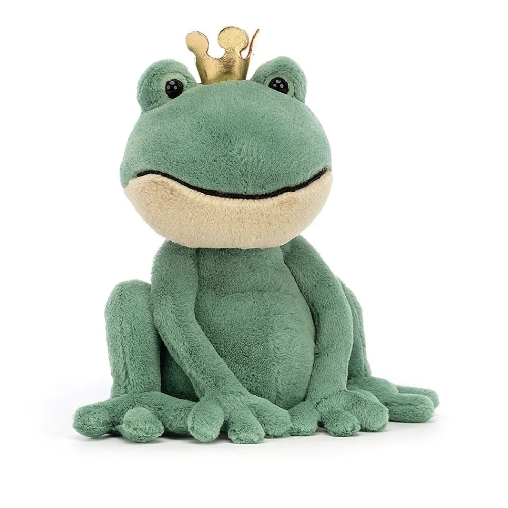 Jellycat Colourful & Quirky^Knuffel Kikker Fabian Frog Prince