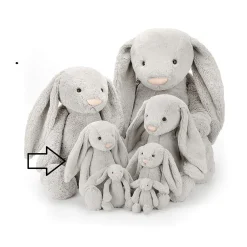 Jellycat Bashfuls^Knuffel Konijn Bashful Silver Bunny Medium
