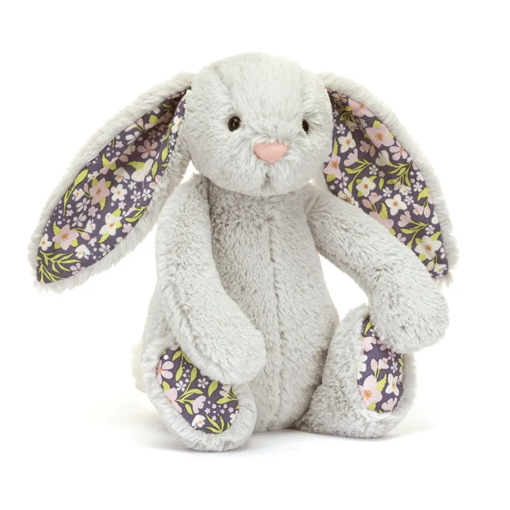 Jellycat Blossoms^Knuffel Konijn Blossom Silver Bunny Bloom 18 cm