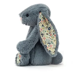 Jellycat Blossoms^Knuffel Konijn Blossom Dusky Blue Bunny Small