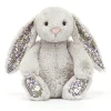 Jellycat Blossoms^Knuffel Konijn Blossom Silver Bunny Bloom  31 cm