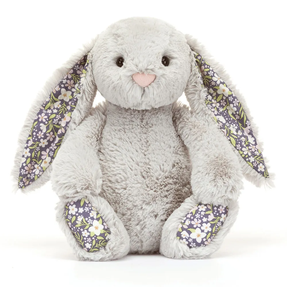 Jellycat Blossoms^Knuffel Konijn Blossom Silver Bunny Bloom 31 cm