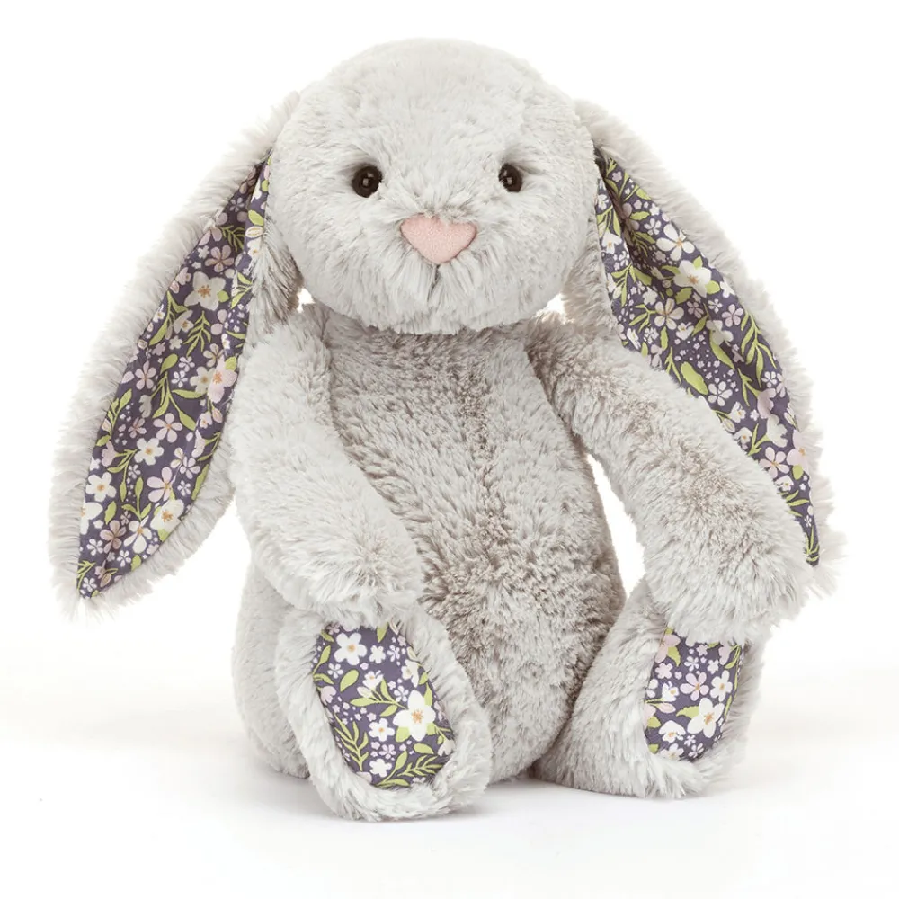 Jellycat Blossoms^Knuffel Konijn Blossom Silver Bunny Bloom 31 cm