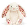 Jellycat Blossoms^Knuffel Konijn Blossom Cream Bunny Berry 31cm