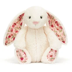 Jellycat Blossoms^Knuffel Konijn Blossom Cream Bunny Berry 31cm