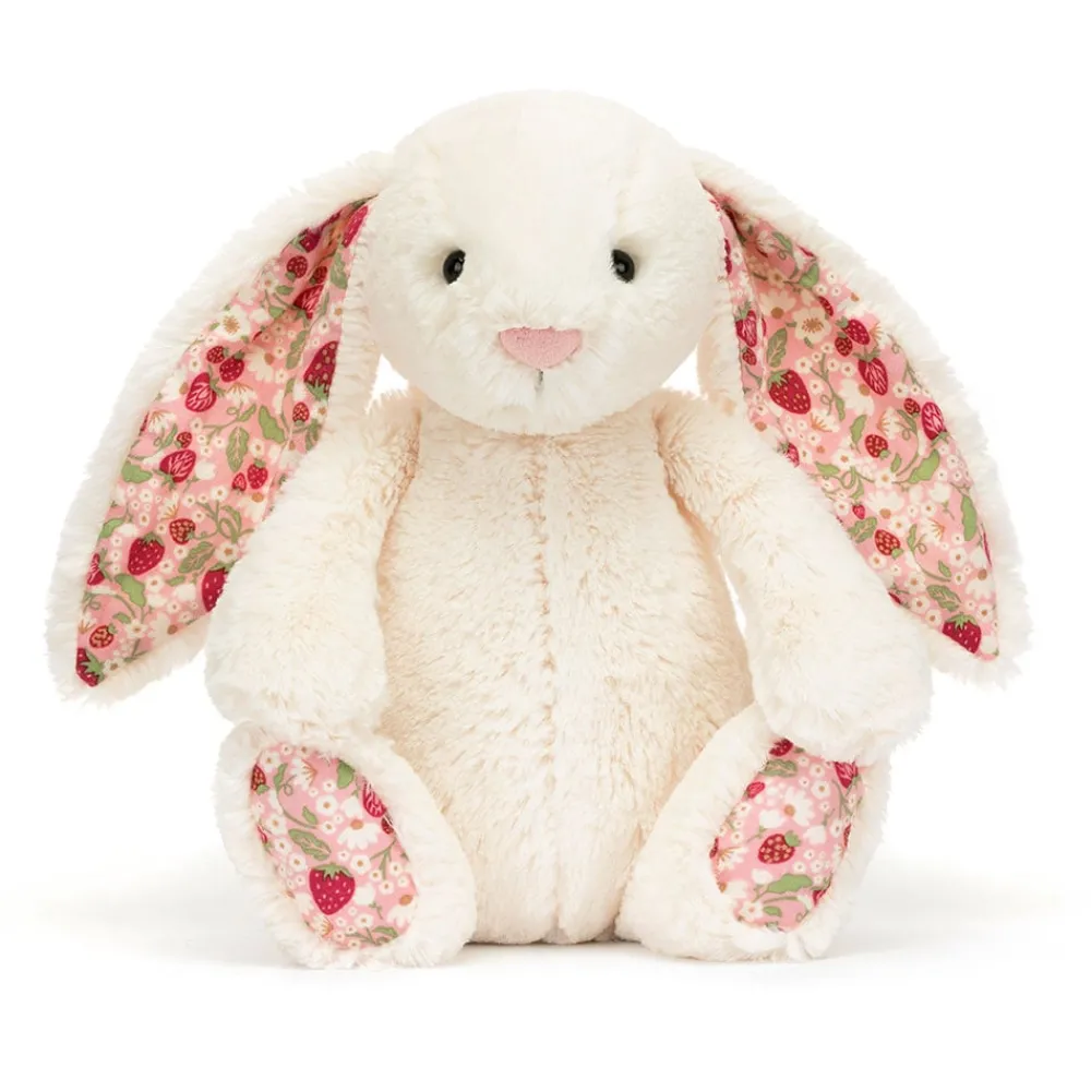 Jellycat Blossoms^Knuffel Konijn Blossom Cream Bunny Berry 31cm
