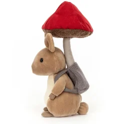 Jellycat Little Legs^Knuffel Konijn Fungi Forager Bunny