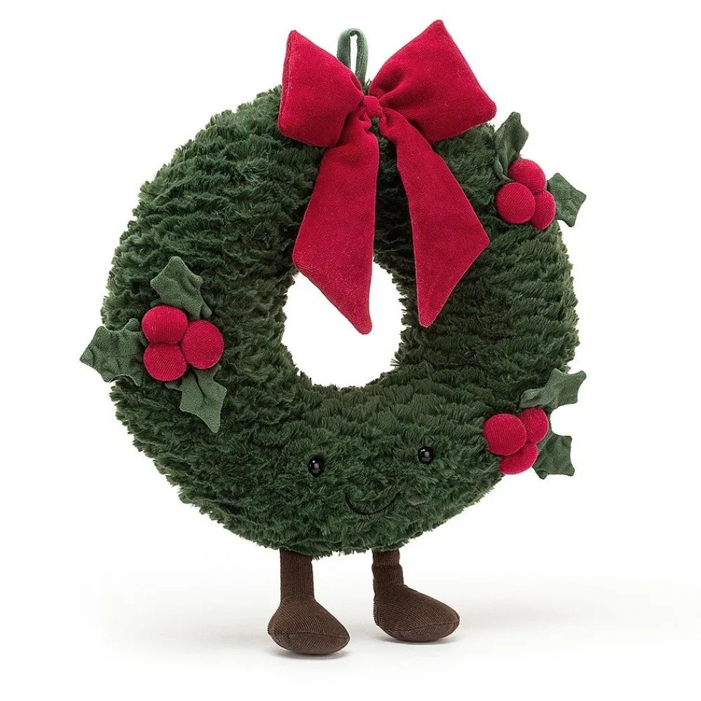 Jellycat Kerst^Knuffel Krans Amuseable Wreath Large