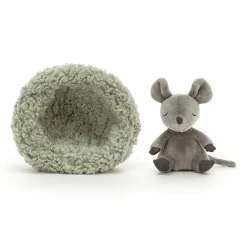 Jellycat Little Legs^Knuffel Muis Hibernating Mouse
