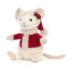 Jellycat Kerst^Knuffel Muis Merry Mouse