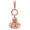 Jellycat Babyspeelgoed|Kraamcadeaus^Knuffel Rammelaar Inktvis Odell Octopus Wooden Ring Toy