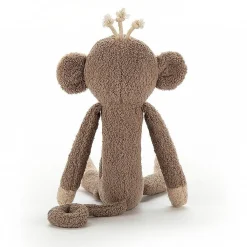Jellycat Retired^Knuffel Rammelaar Aap Rattlering Monkey