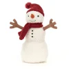 Jellycat Kerst^Knuffel Sneeuwpop Teddy Snowman