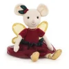 Jellycat Kerst^Knuffel Sugar Plum Fairy Mouse