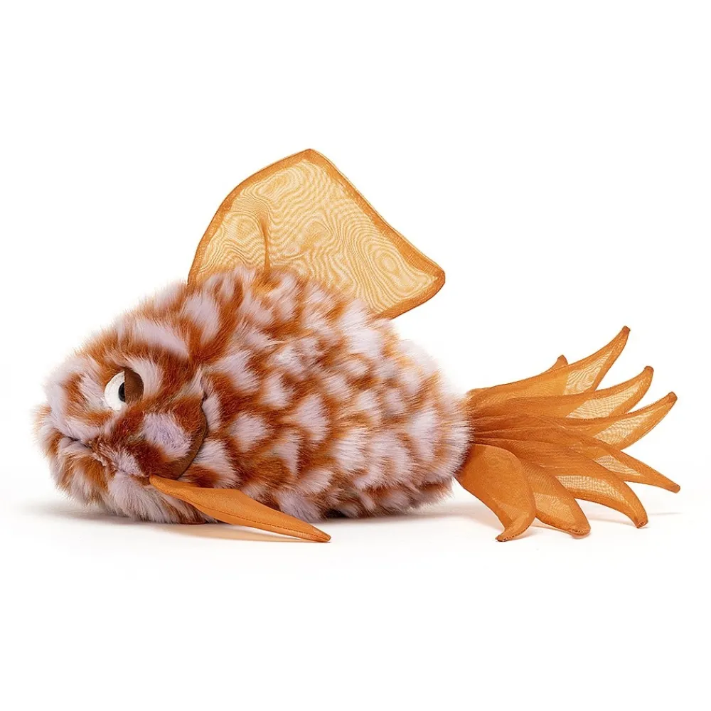 Jellycat Colourful & Quirky^Knuffel Vis Grumpy Fish Orange