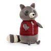 Jellycat Dressed To Impress^Knuffel Wasbeer Campfire Critter Raccoon