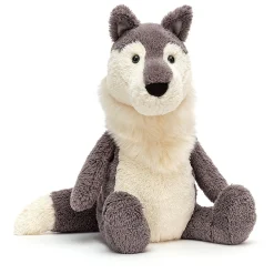 Jellycat Super Softies^Knuffel Woodruff Wolf