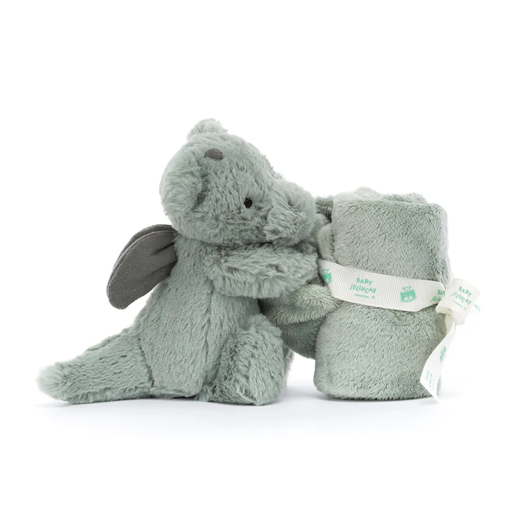 Jellycat Baby Jellycat^Knuffeldoek Bashful Dragon Soother