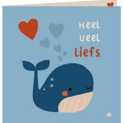 Bora Wenskaarten^Kaart met envelop Walvis