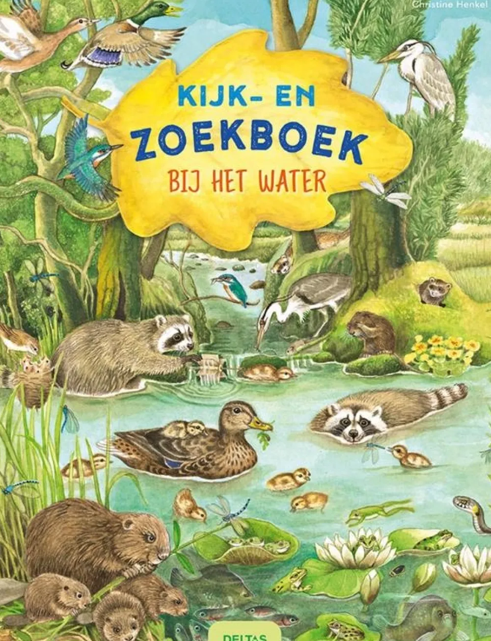 Houtendiershop Kleuterboeken^Kijk- en zoekboek bij het water