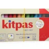 Kitpas Creatief^Rijstwax (Raam)Krijt Medium Set 12-delig