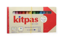 Kitpas Creatief^Rijstwax (Raam)Krijt Medium Set 12-delig