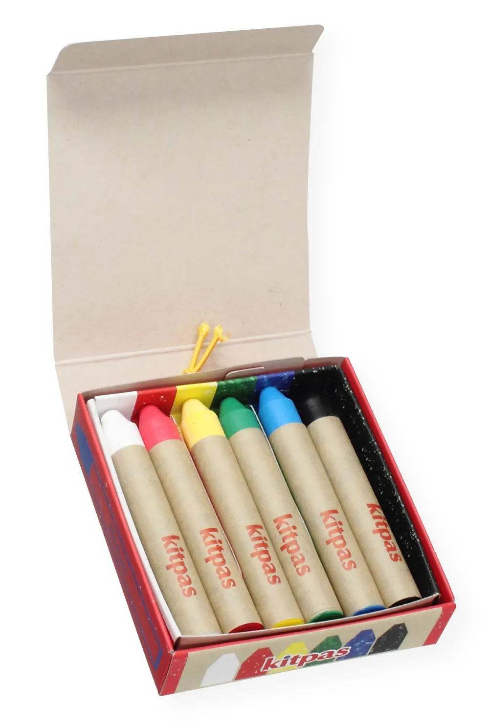 Kitpas Creatief^Rijstwax (Raam)Krijt Medium Set 6-delig