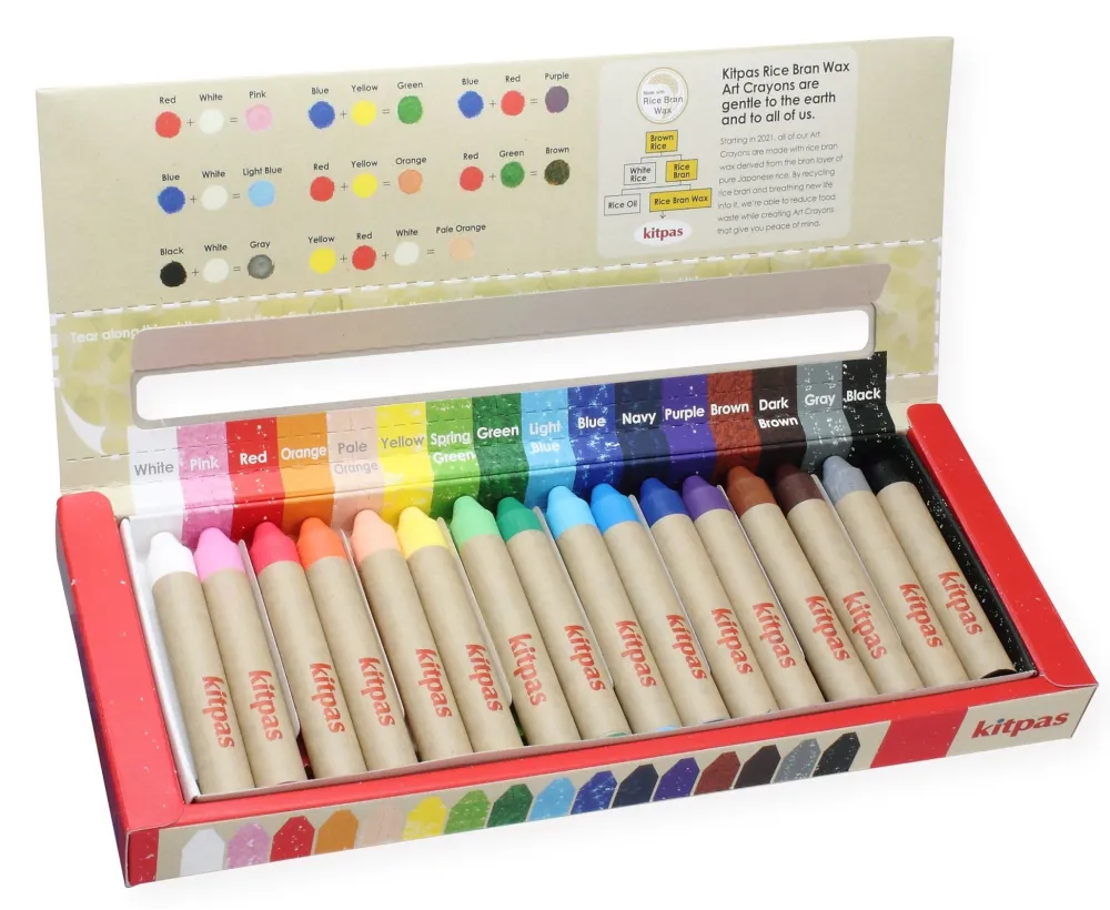 Kitpas Creatief^Rijstwax (Raam)Krijt Medium Set 16-delig