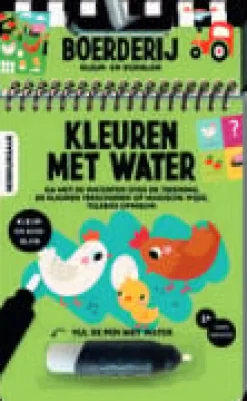 Image Books Creatief|Kleurboeken^Kleuren met Water Boerderij